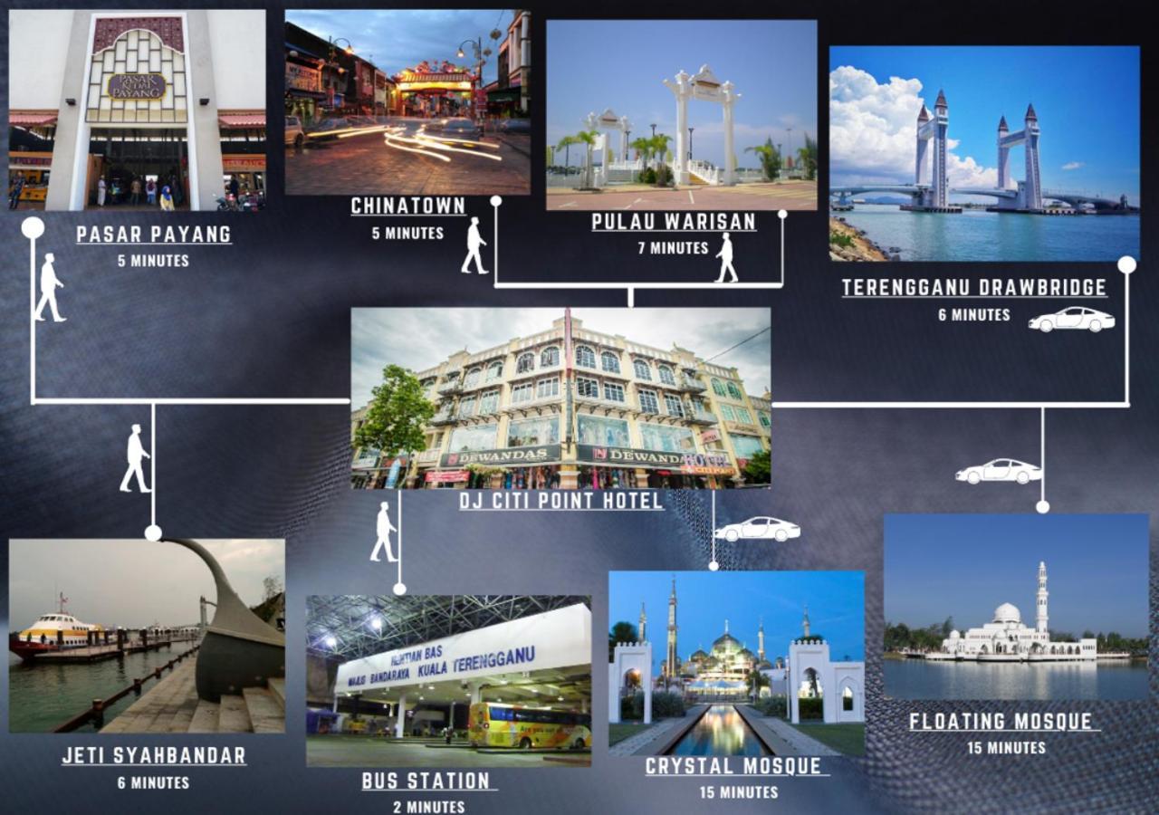 โรงแรมดีเจ ซิติ้พอยท์ กัวลาตรังกานู ภายนอก รูปภาพ